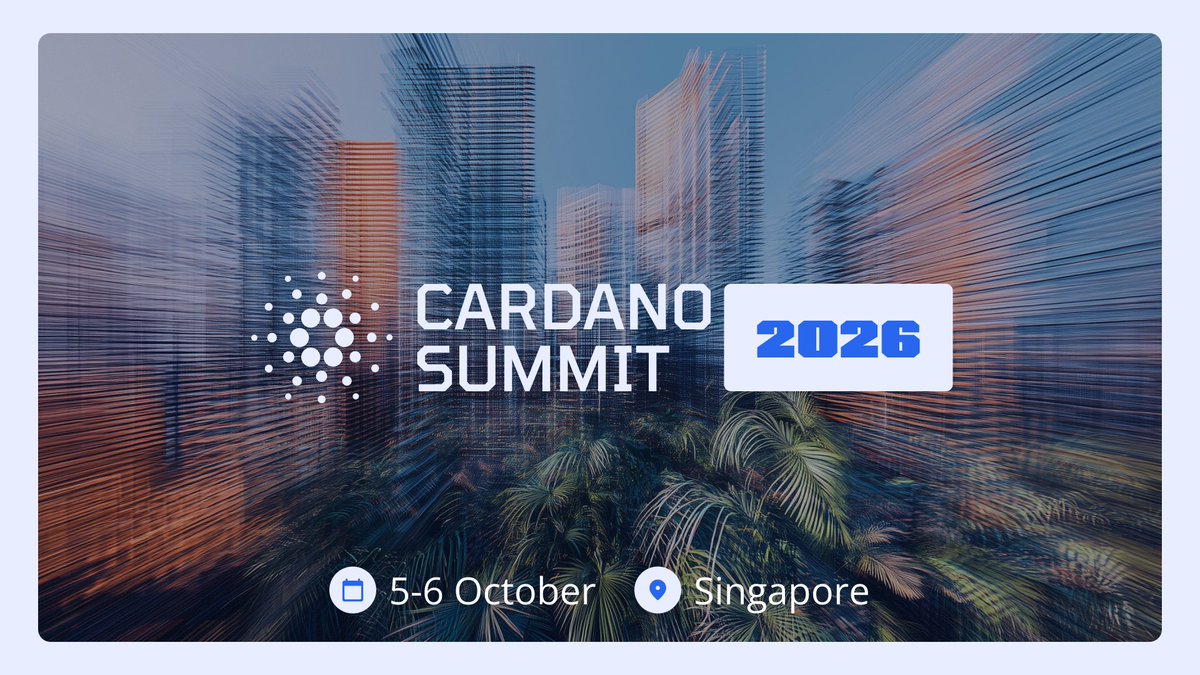 Cardano Summit tweet media