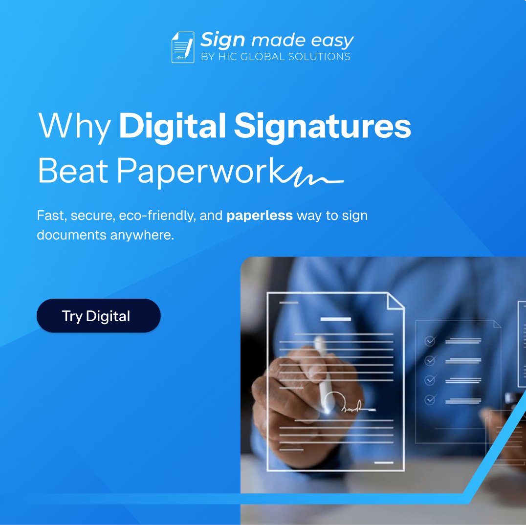 Signmadeasy's tweet image. Skip the paper hassle! With Sign Made Easy, sign documents instantly, securely, and anywhere. Save time, stay organized, and go digital, go green all in one app!  

Visit signmadeasy.com  

#DigitalSignatures #Paperless #GoDigital #eSignature #EcoFriendly