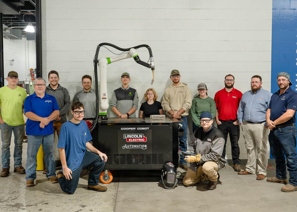 LE_Automation's tweet photo. Lincoln Electric just donated a Cooper welding cobot to Penn College, empowering 400 welding students in industry-grade automation! 🤖

Contact us to explore how partnerships like this can elevate your talent pipeline.

Full story: https://t.co/E1WHCGnQvW https://t.co/3eptC3eldY