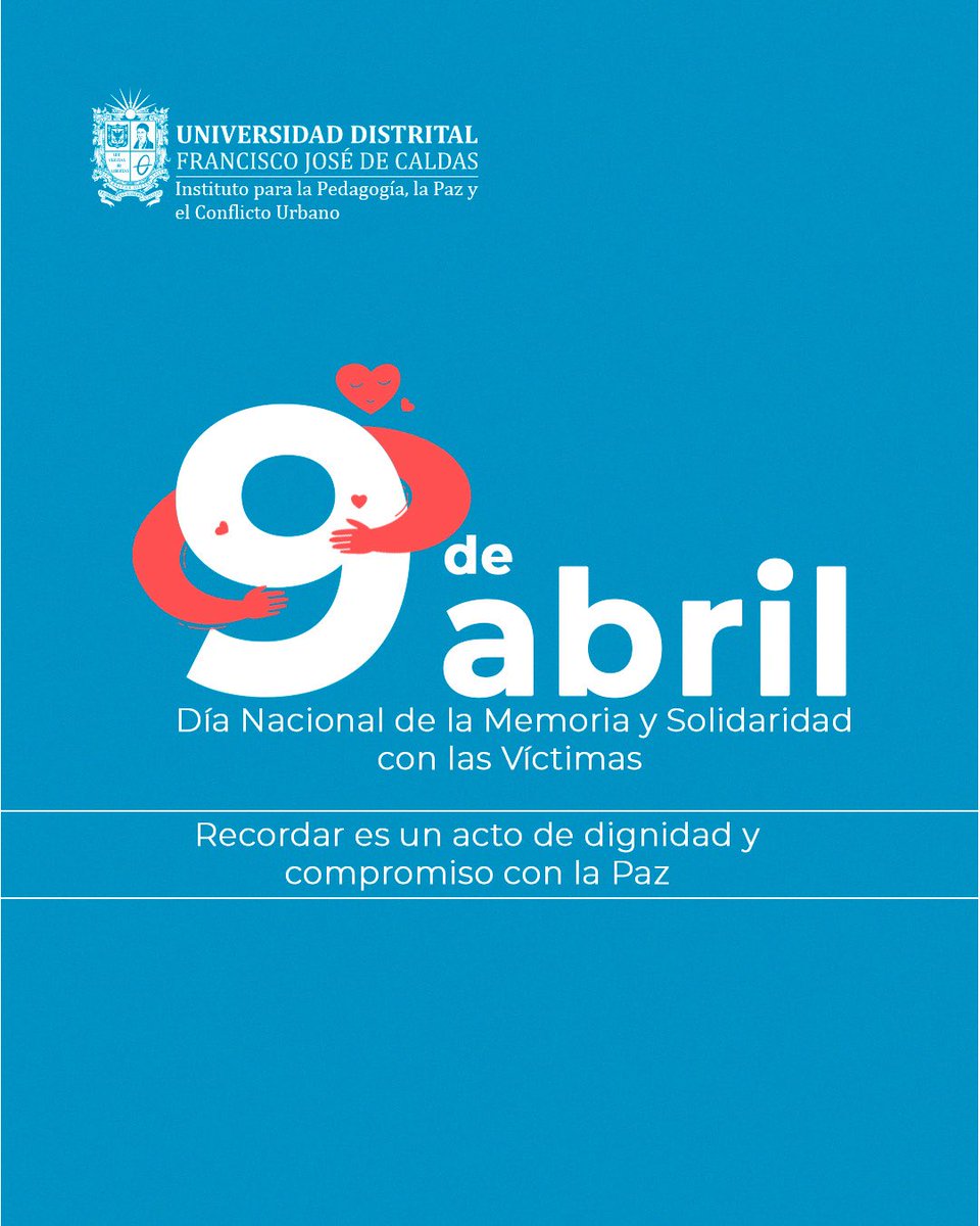 Instituto de Paz de la Universidad Distrital tweet media