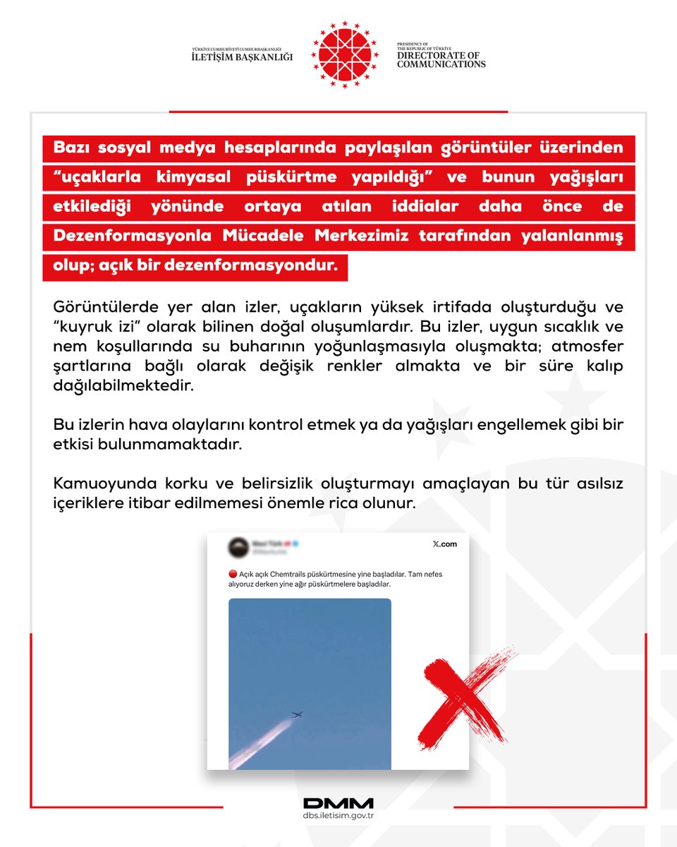 Dezenformasyonla Mücadele Merkezi tweet media