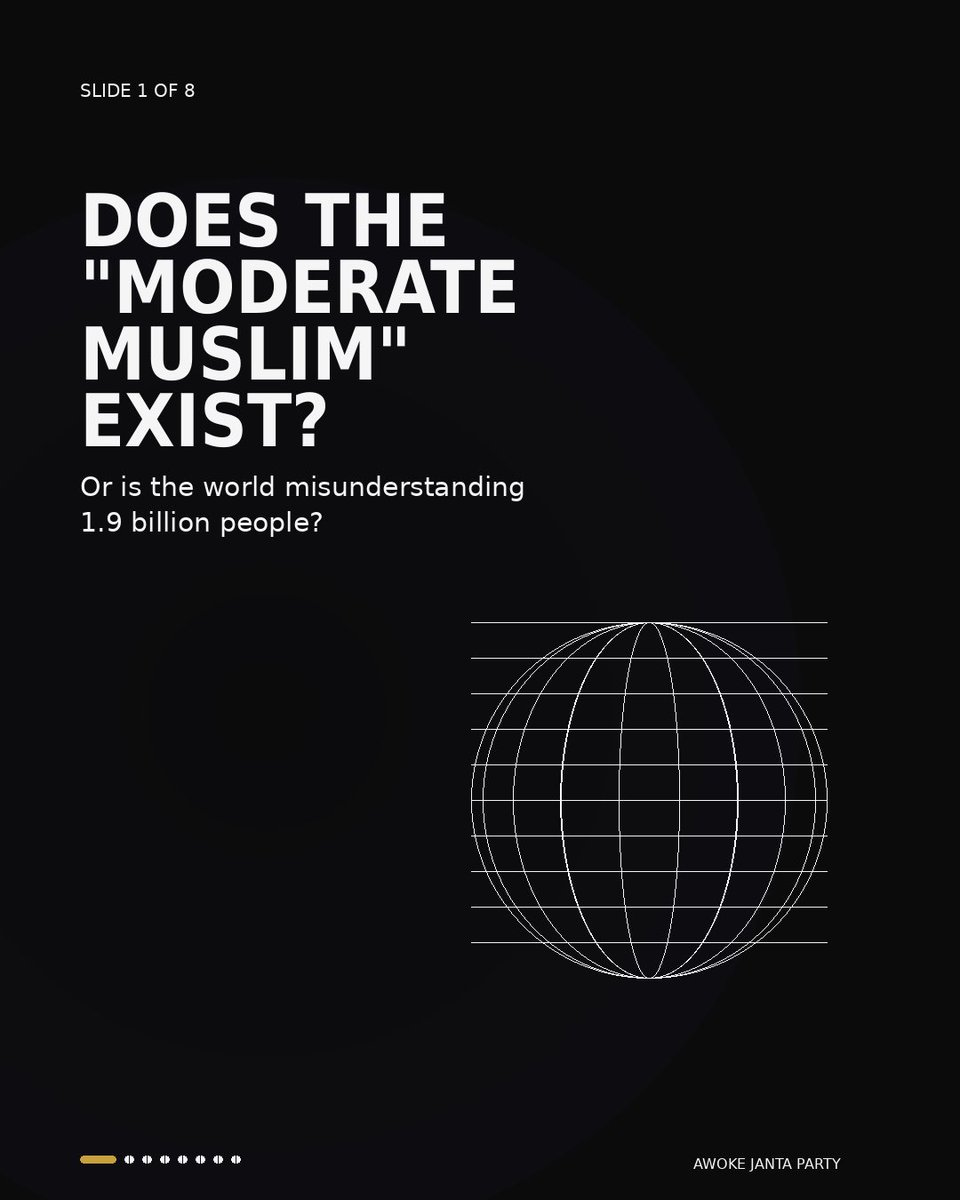 AwokeJantaParty's tweet photo. 1.9 billion Muslims.

Dozens of countries.

Hundreds of cultures.

Yet one question keeps coming up:

Where are the “moderates”? https://t.co/bXOtZ62gF6