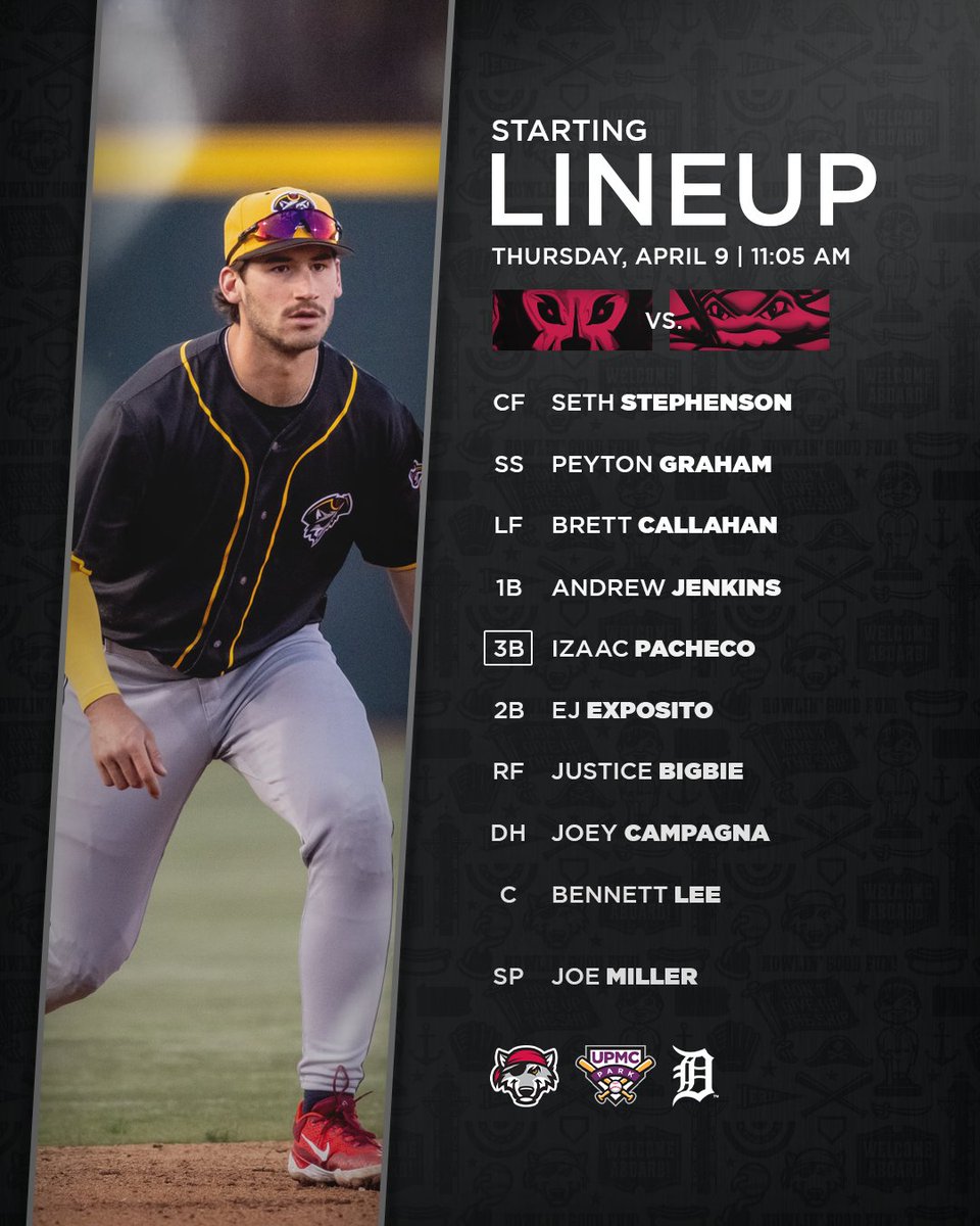 erie_seawolves's tweet image. Morning baseball on deck!

⏰: 11:05 a.m.
🏟️: Prince George's Stadium
🌤️: 47º and Overcast
📻: Fox Sports 1330 AM, iHeart App
📺: MLB TV Premium, Bally Live App, MILB.TV
🎙️: @ZachSurdenik