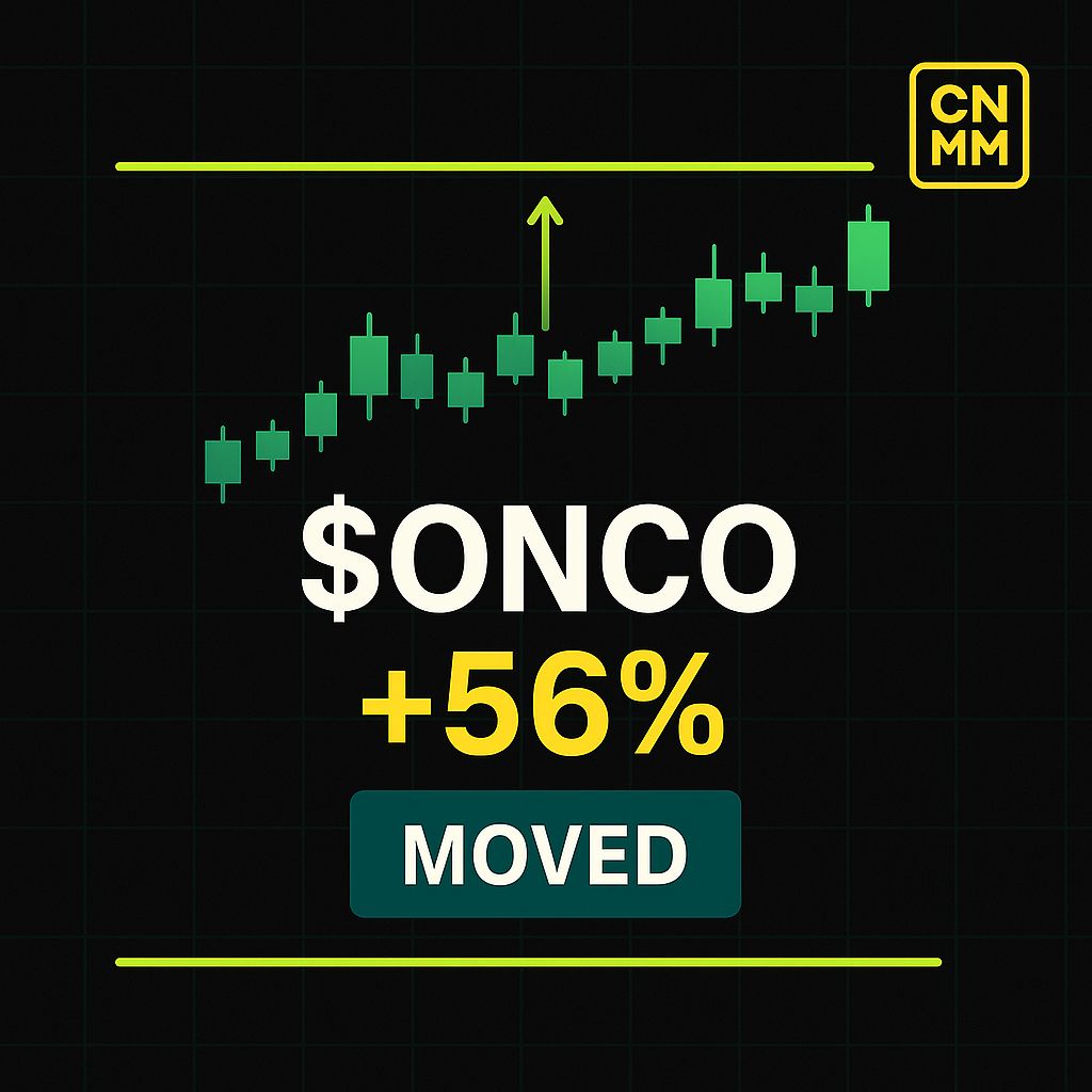 CoachNickMoney's tweet image. $ONCO 🚀 surged with explosive volume! 🔥 RSI hit the overbought zone 📈 signaling major momentum. Is this the start of a bull run? 💥👀 #HotStock