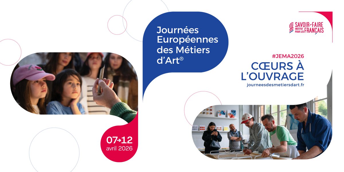 VisitCotedazur's tweet photo. ✨Jusqu’au 12 avril 2026, vivez la 20e édition des #JEMA et laissez-vous surprendre par des démonstrations uniques, des rencontres passionnantes et des savoir-faire rares. 

RDV à l’Abbaye de la Celle à Vallauris en partenariat avec la Chambre de Métiers et de l’Artisanat. https://t.co/Bet25wgDdp