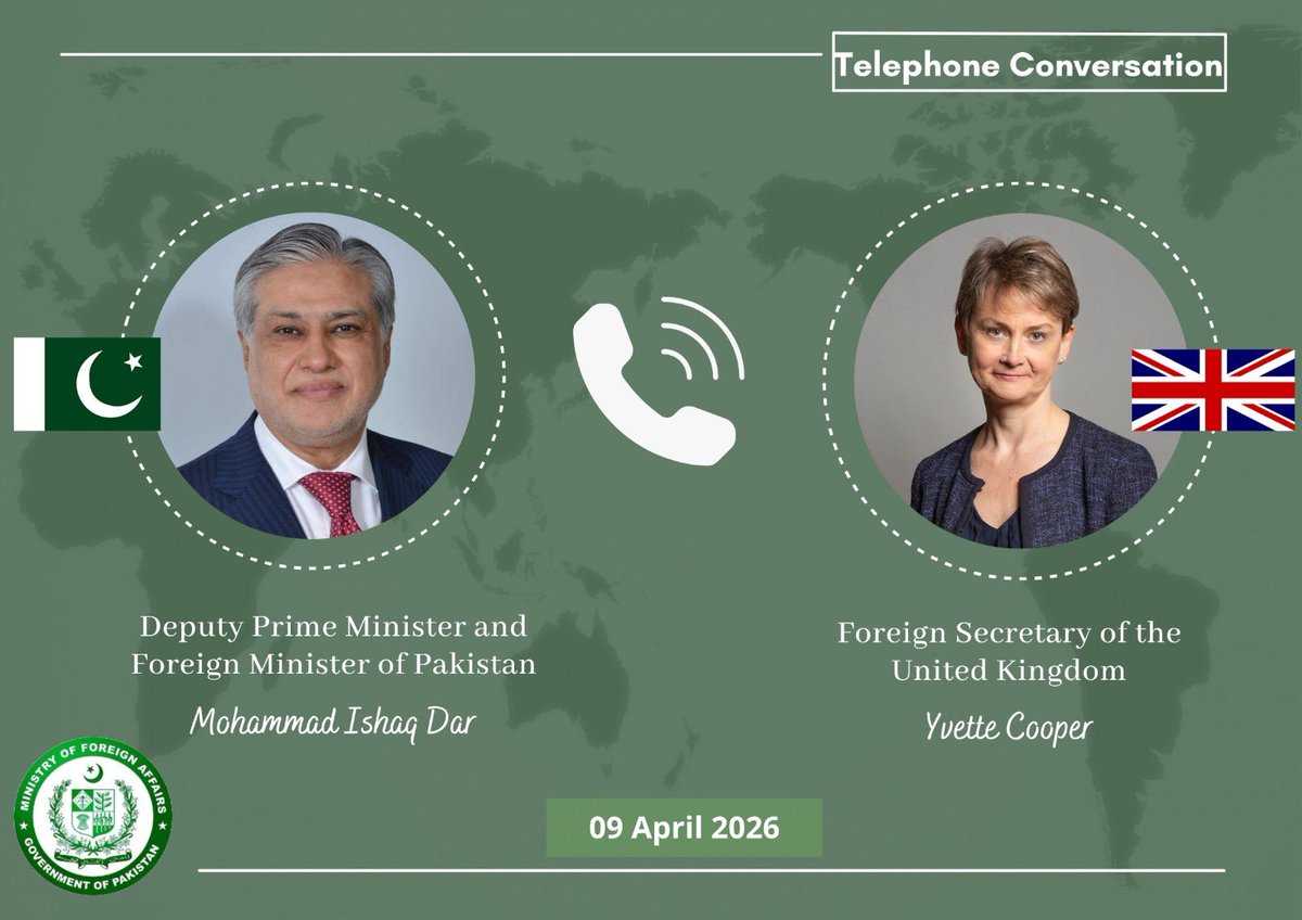 Ministry of Foreign Affairs - Pakistan tweet media