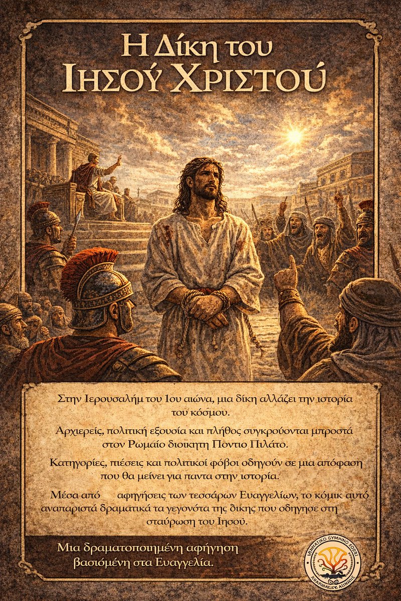 Gaitanosg4's tweet image. 🖼️ The Artwork-Η Δίκη του Ιησού Χριστού 

📖 👉🏻 tinyurl.com/24jnzt6g

📽️ 👉🏻 tinyurl.com/285obflv

🎙️ 👉🏻 tinyurl.com/2auabf52

🎧 👉🏻 tinyurl.com/2yju23l7

#jesuschrist #religiouseducation