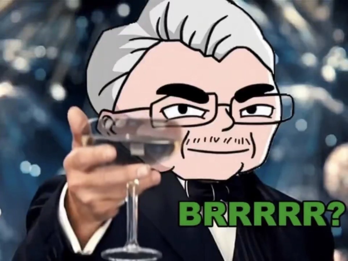 Poowel_'s tweet photo. @Gemini I WILL BE IN ATTENDANCE.  TOAST TO HIGHER RATES TO ALL MEMES 🥂

 - FED CHAIRMAN JORAM POOWEL https://t.co/lu9xtDappb