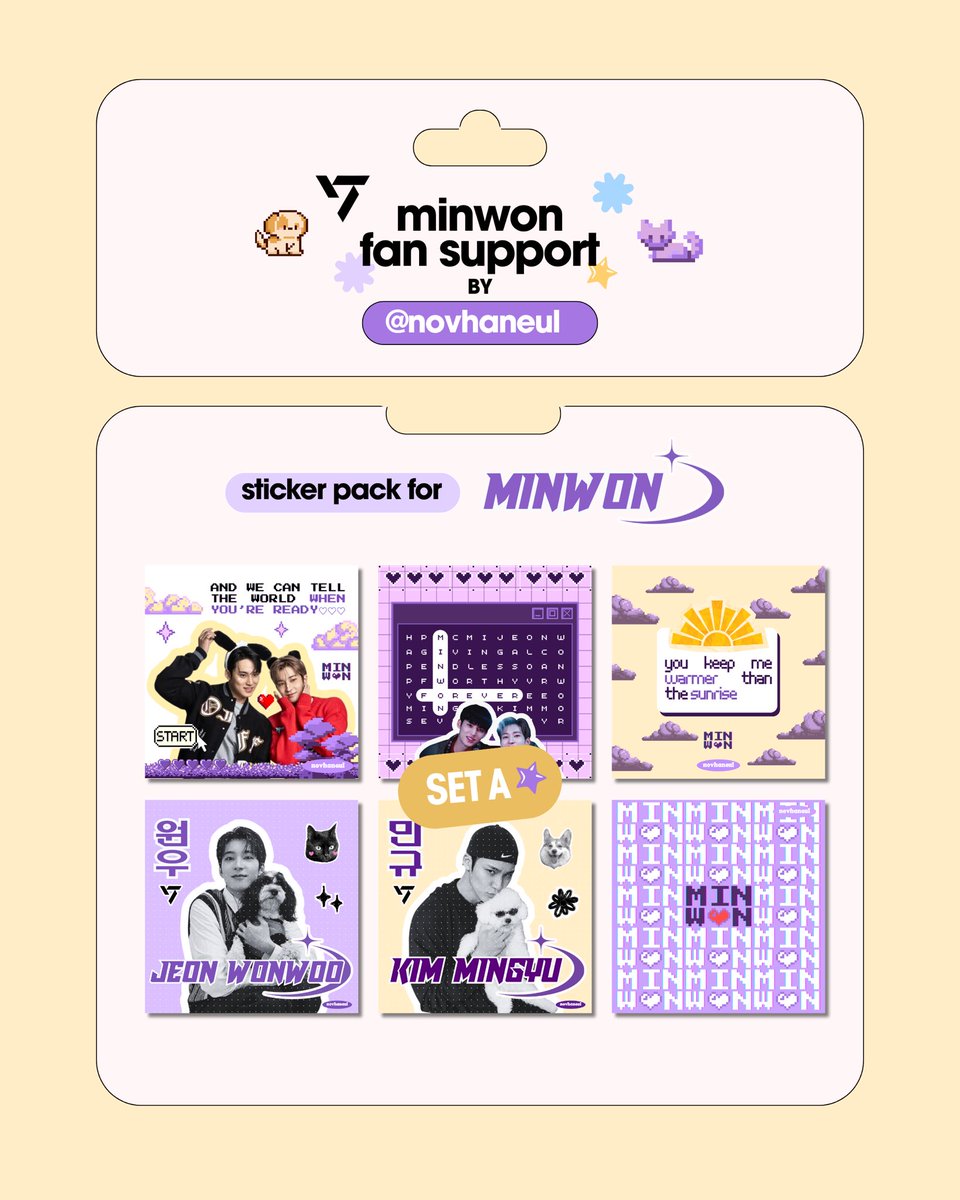 novhaneul's tweet photo. 🎮₊⟡MINWON #민원 ARCADE WORLD 𝙟𝙤𝙪𝙧𝙣𝙖𝙡 𝙨𝙩𝙞𝙘𝙠𝙚𝙧𝙨⟡₊👾
𝘧𝘴𝘱 by @novhaneul

📆: #SNICKERSwithMINGYU, MINGYU CSEs

🦋 follow ig/twt (optional), LIKE, RETWEET
🦋 reply tags (see nxt twt) &amp; preferred set (A/B/C)‼️
🦋 loc: TBA (ig story d-day)

#김민규 #전원우 #MINGYU https://t.co/tV0Ubxaw1y