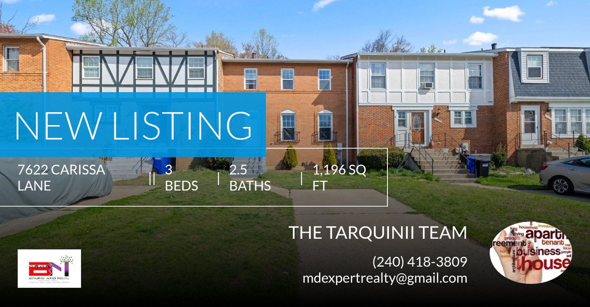 MDExpertRealty's tweet photo. 📍 New Listing 📍 Take a look at this fantastic new property that just hit the market located at 7622 Carissa Lane in Laurel. Reach out here or at (240) 418-3809 for more information https://t.co/VGBEX4tOJC https://t.co/oitUi0ZT6O