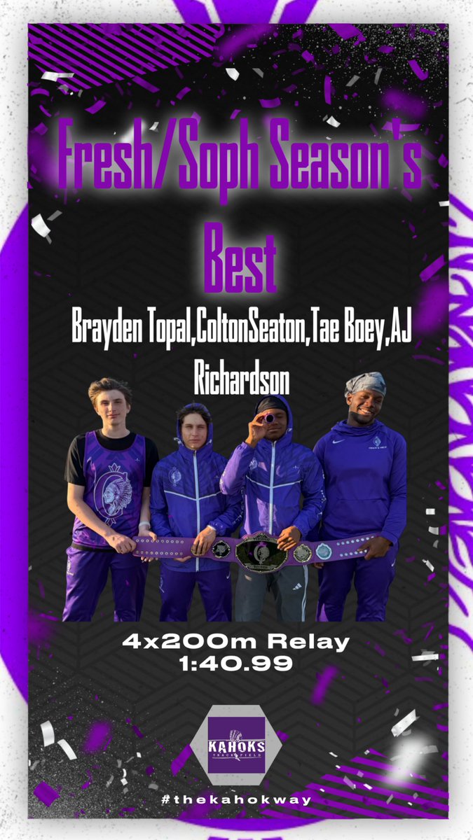 Kahoks Track & Field tweet media