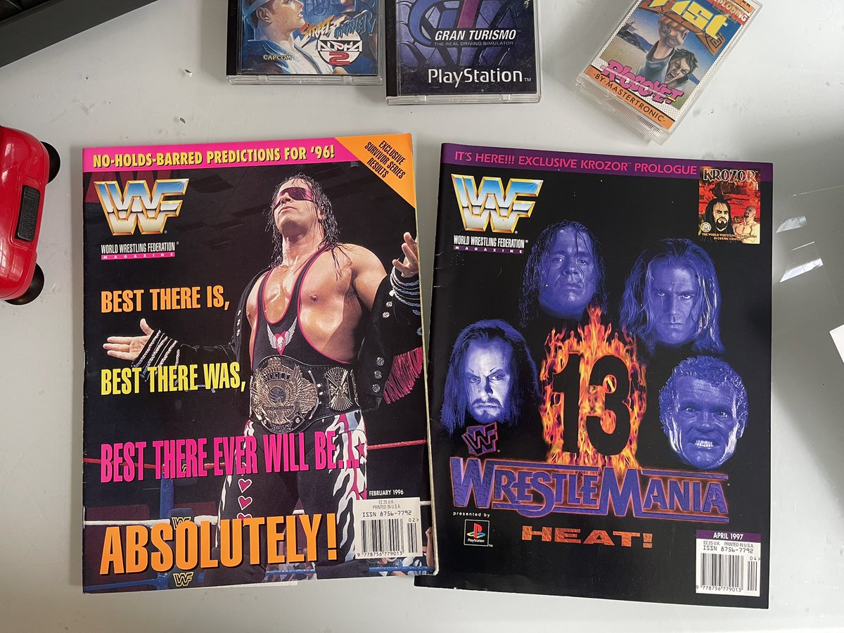 gamesyouloved's tweet image. Picked up a couple of 90s WWF magazines today

From my friends at Hertfordshire Vintage Toys / @ToyScavenger 

More to come #90s #toys #wrestling #wrestlemania