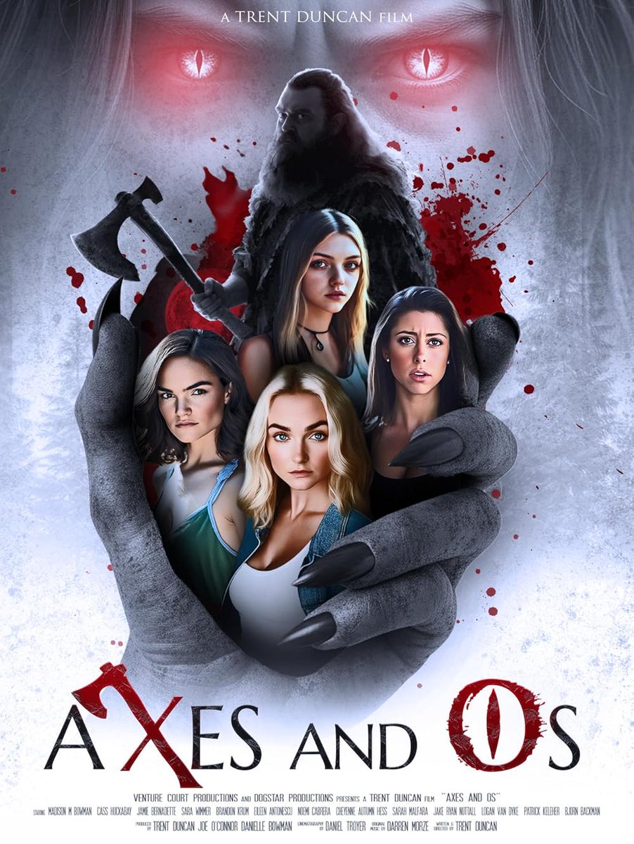 JeffWhitmire1's tweet image. Tonight on #IndieWatch! I wanna say it's just a fun 80's throwback slasher. But....oh, is it ever more! If possible, go in knowing as little as possible when we watch 2026's very fun "Axes and Os" tonight on Tubi at 9p ET! See you all soon!!
@DirectorDuncan