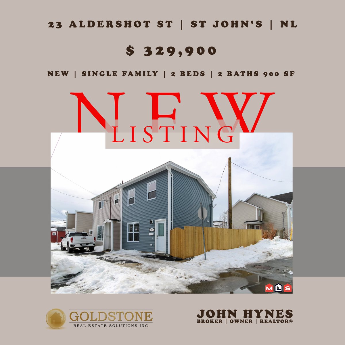 johnfhynes's tweet photo. #Goldstone #Goldstonerealestate #newlisting #newlylisted #justlisted #new #newlybuilt #newbuild #newconstruction #centercity #central #stjohns #yyt #twostorey #townhouse #townhome #semiattached #nlrealestate #realestatenl #familyliving #newfoundland #home https://t.co/JzTKZZFdoA