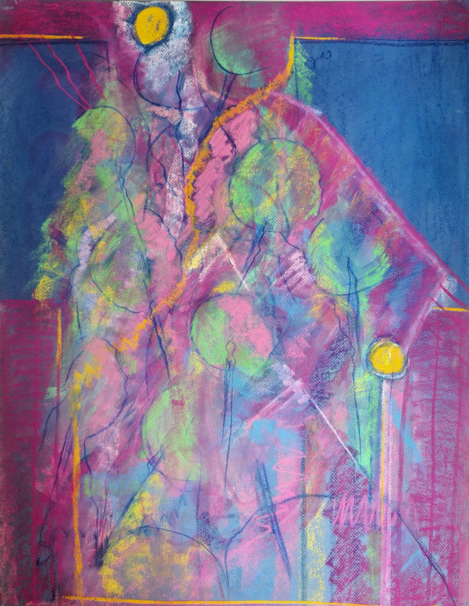 BUlanosky's tweet photo. Field of Two Suns — full view
After weeks of details, the composition reveals its field of energy and light in balance.#ContemporaryArt #Painting #AbstractLandscape #Color #Expressionism https://t.co/mfFDShWO4v
