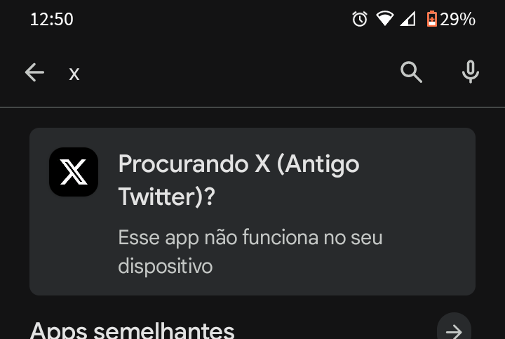 GL0WBAMI's tweet photo. e o aplicativo que não baixa mais na bomba do meu celular 🙃 https://t.co/MK5icDyDrg