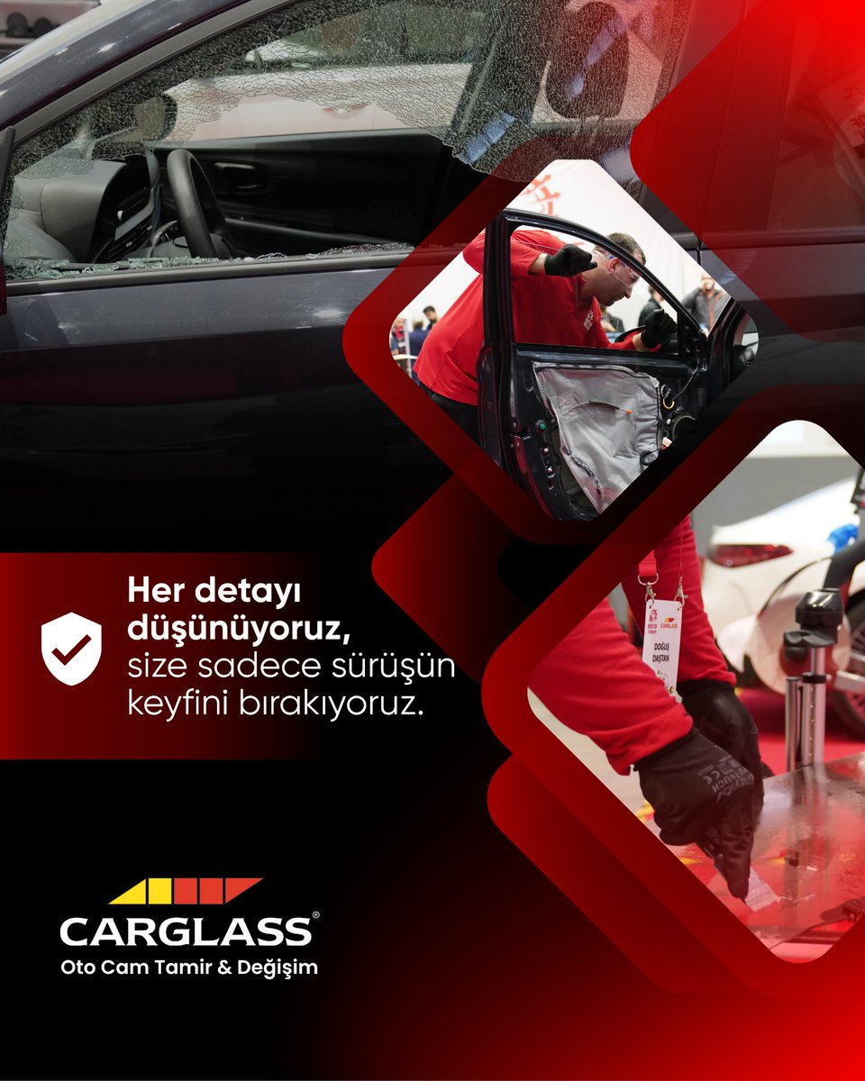 CarglassTR's tweet photo. Aracınızın camı sadece bir cam değil, sürüş güvenliğinizin en akıllı parçasıdır. 

Gözünüz yolda, teknolojiniz uzman ellerde olsun. 👁️🛣️

#Carglass #SürüşGüvenliği #ADAS #CamDeğişimi #OtoCam #Teknoloji #Uzmanlık #GüvenliSürüş #AraçBakımı #CarglassTürkiye https://t.co/u5MYv2yLw0