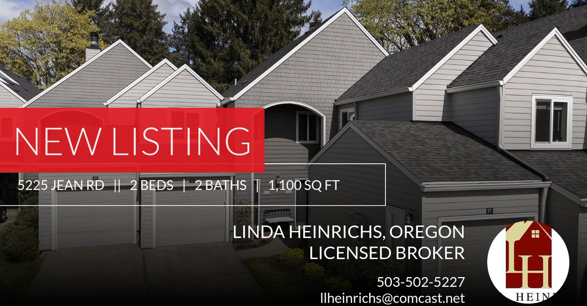 📍 New Listing 📍 Take a look at this fantastic new property that just hit the market located at 5225 Jean Rd in Lakeoswego. Reach out here or at 503-502-5227 for more information

Linda Heinrichs
Oregon Real Estate Broke... homeforsale.at/5225_JEAN_RD_k…