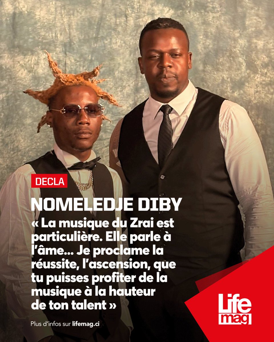 LifeMagazine_CI's tweet photo. #DECLA 🔴 Le message du producteur Nomeledje Diby à son artiste @AmekaZrai 🤩🙏🏿

#lifemagci #AmekaZrai #NomeledjeDiby https://t.co/60sHjhf48Q
