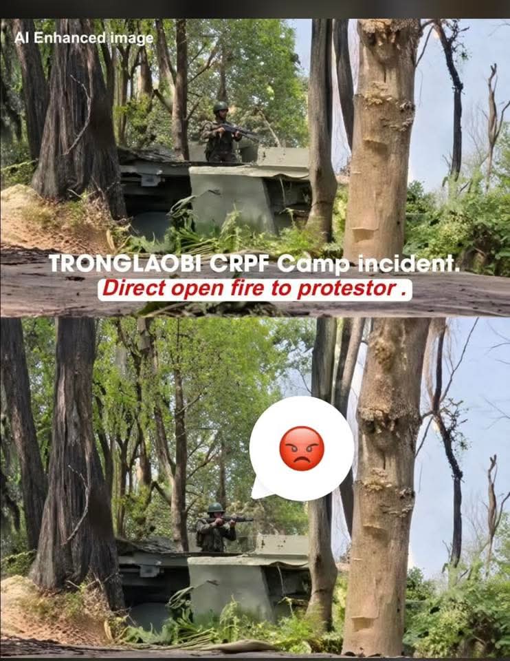This main security force behind the killing of 3 innocent protestors. Shooting at the head is what they have taught while dealing civilians.
<a href="/AbhayRishi28/">Lt. Col. Abhay Rishi ( Veteran)</a> <a href="/adgpi/">ADG PI - INDIAN ARMY</a> <a href="/official_dgar/">The Assam Rifles</a> <a href="/CroftyF1/">David Croft</a> <a href="/assamtribuneoff/">The Assam Tribune</a> <a href="/BhallaAjay26/">Ajay Bhalla</a> <a href="/LokBhavManipur/">LOK BHAVAN MANIPUR</a> <a href="/NIA_India/">NIA India</a> <a href="/manipur_police/">Manipur Police</a>