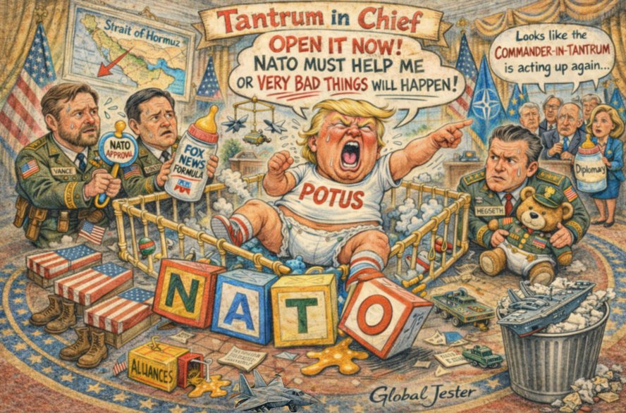 <a href="/saintjavelin/">Saint Javelin</a> <a href="/pirittapoikonen/">Piritta Poikonen 🌱🇺🇦🇫🇮</a> What made America fall to such depths that we have a toddler for President?