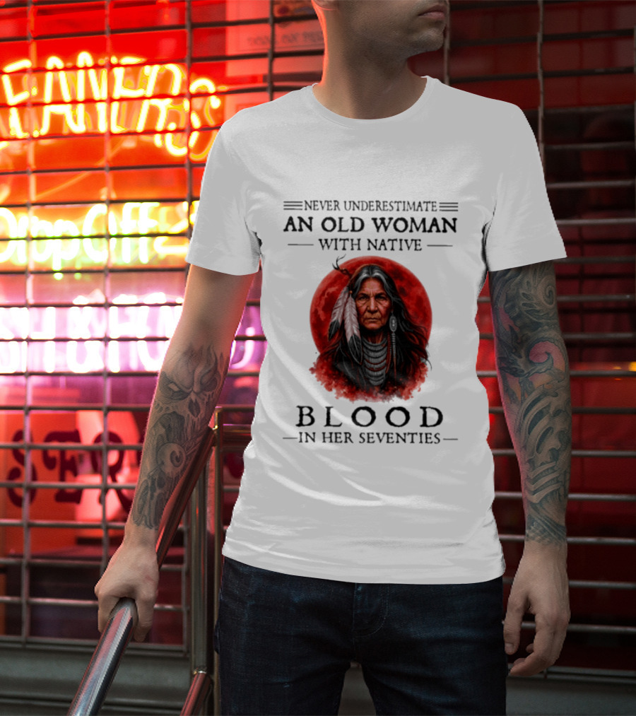 Linbobobrand's tweet image. Little reminder: there’s something powerful about the wisdom of age. This "Never Underestimate An Old Woman With Native Blood In Her Seventies Moon Warrior" tee really embraces that spirit! linbobo.com/product/t-shir…

#MoonWarrior #NativePride #LifeStories