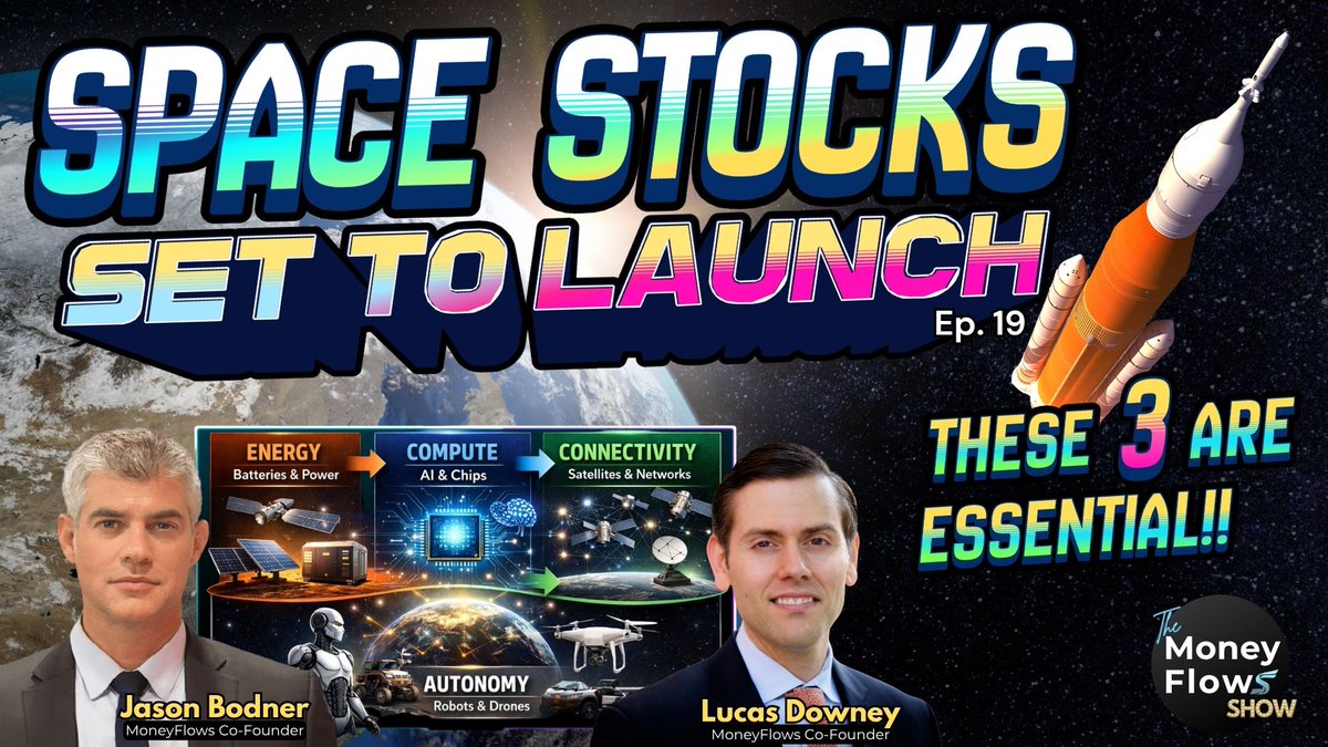 MoneyFlows_com's tweet image. #InstitutionalMoney is flowing into the #Space economy, a market projected to hit $1.8 TRILLION in the next decade. 🚀

Top 3 #SpaceExploration Stocks to Buy Now | Elon Musk Satellite Core Aerospace Players 📺WATCH➡️youtu.be/UlfHgCQ9ABw

🛑Stop chasing cash-burning fluff and