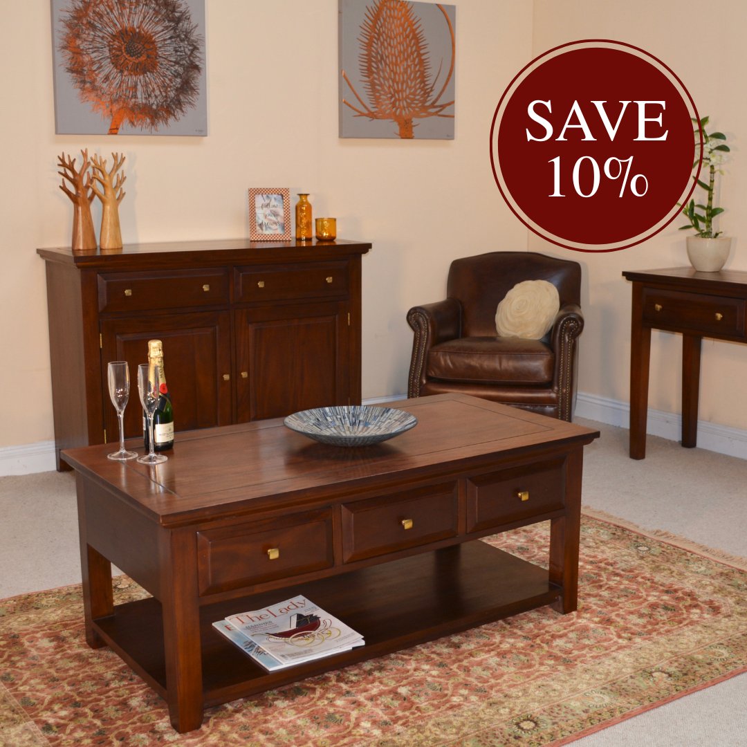 LSB_Furniture's tweet image. Save 10% off Mahogany Furniture. The offer covers all of our mahogany living room furniture

Don’t miss out - the offer ends tonight

Visit the website now

lockstockandbarrel-uk.com/mahogany-livin…

#mahoganyfurniture #consoletable #livingroomfurniture #loungefurniture #sideboard #coffeetable