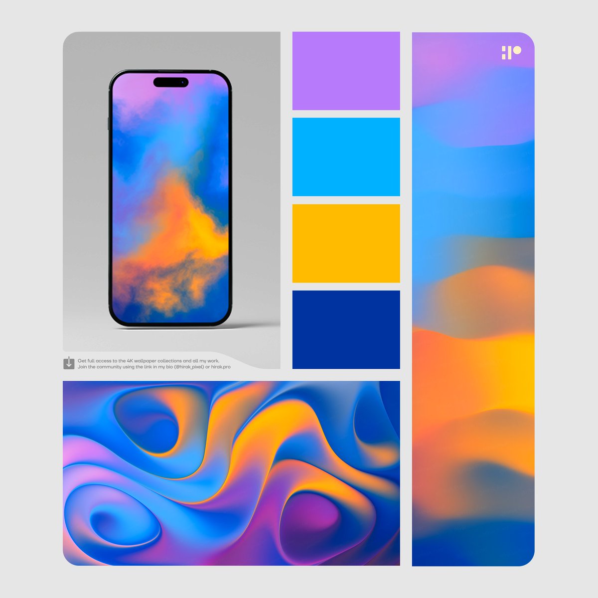 Hirak_Pixel's tweet image. Dusk Over Lisbon ♡
Color Study + New Wallpaper