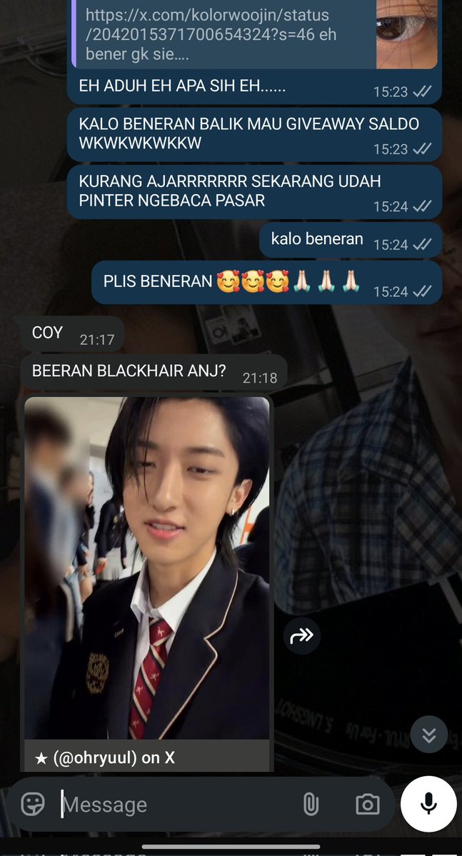 ♡•°cha! tweet media