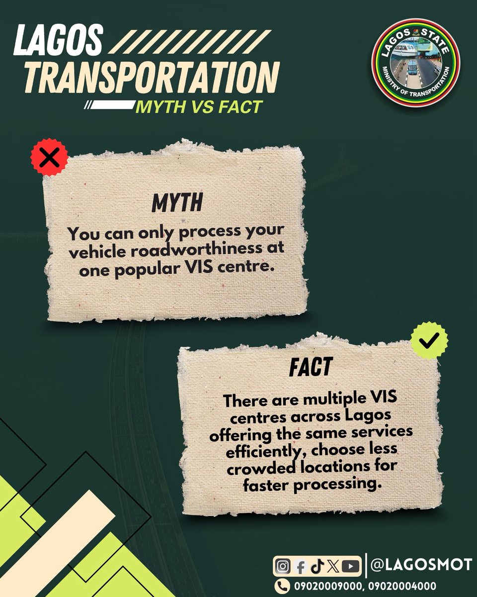 Lagos State Ministry of Transportation tweet media