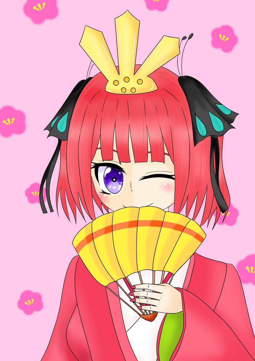 matcha__coffee's tweet photo. 三月三日超えちゃったから、ただの子スプにな���ちゃった……笑

＃イラスト　＃五等分の花嫁　＃ごとよめ　＃中野二乃　＃二乃 https://t.co/as6jNWwY6X