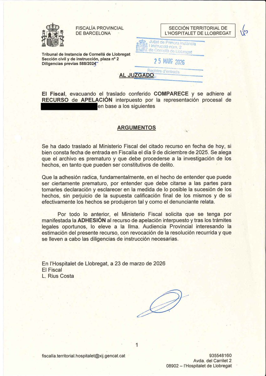 Acció Cassandra tweet media