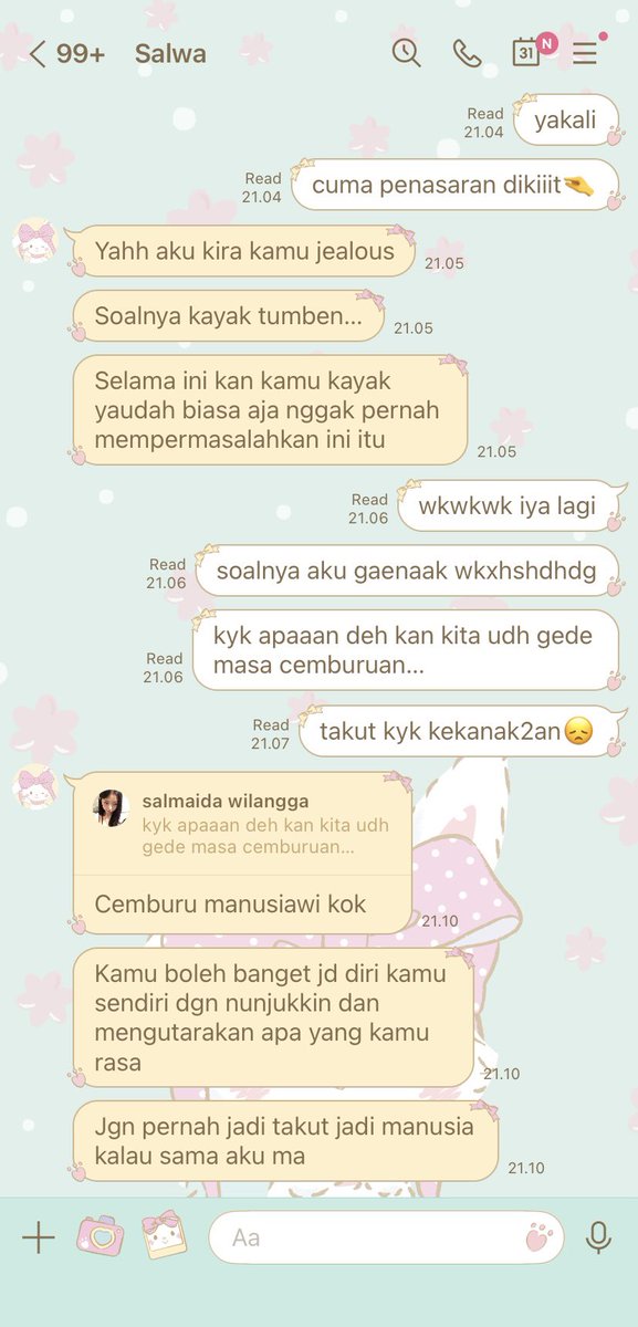 wwingko's tweet photo. salma salwa episode obrolan sebelum tidur https://t.co/dFCprIDpGt