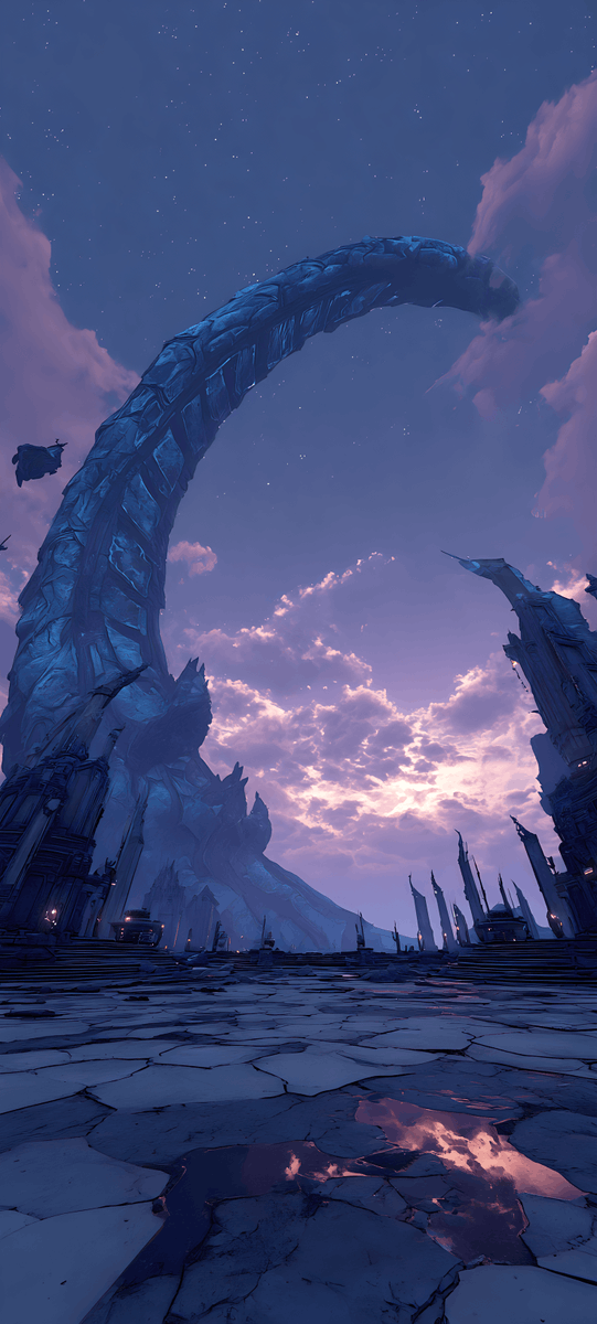 404images's tweet image. Beneath the Azure Halo of Dusk💥
4K Phone Wallpaper

Tap &amp;amp; Hold ➜ Load in 4K

Want more like this? Check out buymeacoffee.com/404images

#wallpaper #fantasy #cinematic #nocturne #mythic