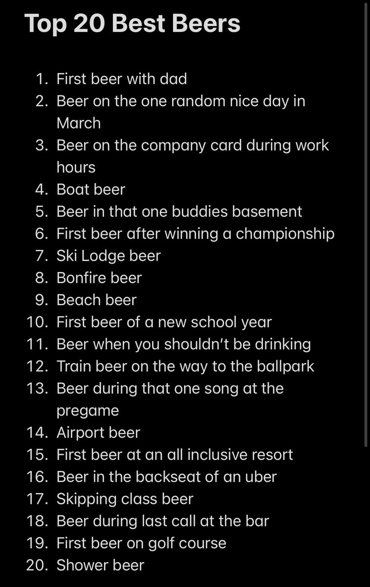 TheWhiteNinja8's tweet image. My top 20 #Beers of all time, feel free to leave any questions comments or concerns below