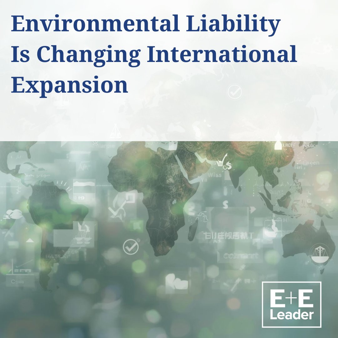E_E_Leader's tweet image. International expansion is evolving fast—tighter environmental liability rules and shifting due diligence are reshaping deal economics. Is your risk analysis ready for tomorrow’s standards? #EnvironmentalLiability #DueDiligence #Sustainability #InternationalExpansion