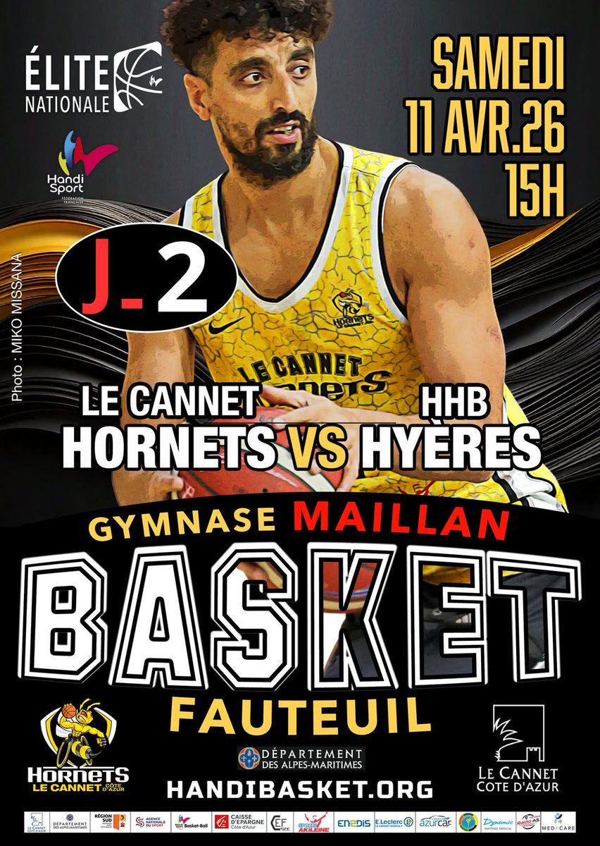 LeCannetVille's tweet image. #LeCannet #matchs 🔥
🏐 Volero 🆚 Cannes (1/4 retour)
🗓 10/04 • 19h 💜

⛹🏻‍♂️ NM2 : CCAB 🆚 La Ravoire
🗓 11/04 • 20h

🏀 Hornets 🆚 Hyères
🗓 11/04 • 15h 🐝

🏓 TT N2 : Le Cannet 🆚 Tours
🗓 11/04 • 16h

⚽ ESCR à Seyssinet 🚍
🗓 11/04 💚🤍