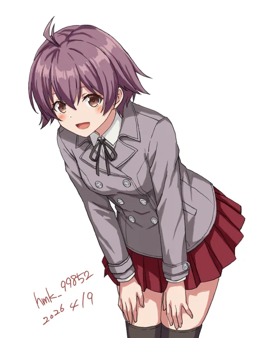 #艦これ版深夜の真剣お絵描き60分一本勝負 #艦これ版真剣お絵描き60分一本勝負_20260409 酒匂