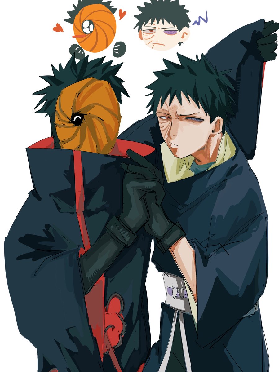 僕たち2人でひとつで〜〜す😁🙏🫩#tobi #obito