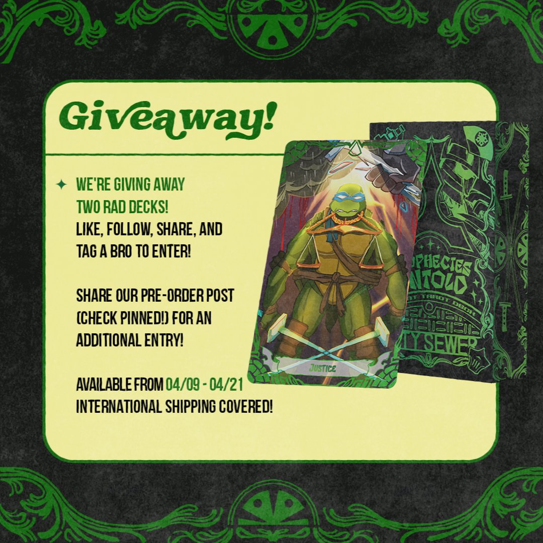 Prophecies Untold ✨ A TMNT Tarot Project 🃏 tweet media