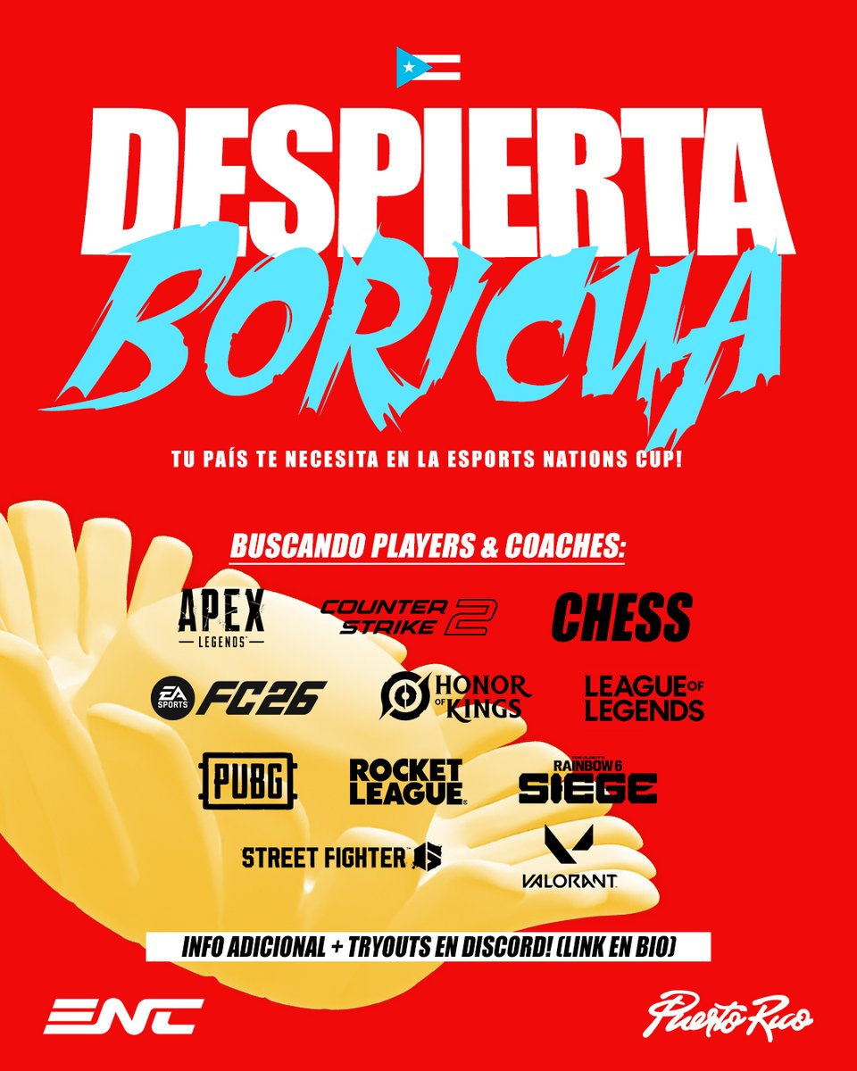 ENC - Team Puerto Rico🇵🇷🏆🎮 tweet media
