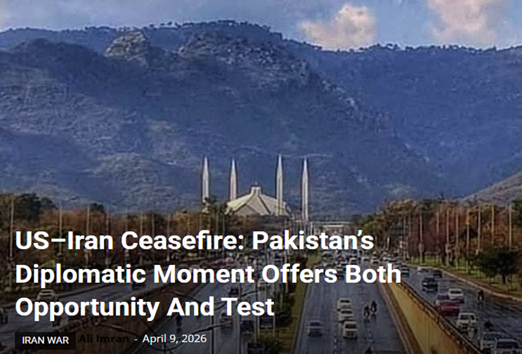 ViewsNewsMag's tweet photo. US–Iran Ceasefire: Pakistan’s Diplomatic Moment Offers Both Opportunity and Test https://t.co/DgSlcrlhP4 via @ViewsNewsNow 
#Pakistan #US #IranWar #Ceasefire #Talks #Trump https://t.co/2ofLFQtVsa