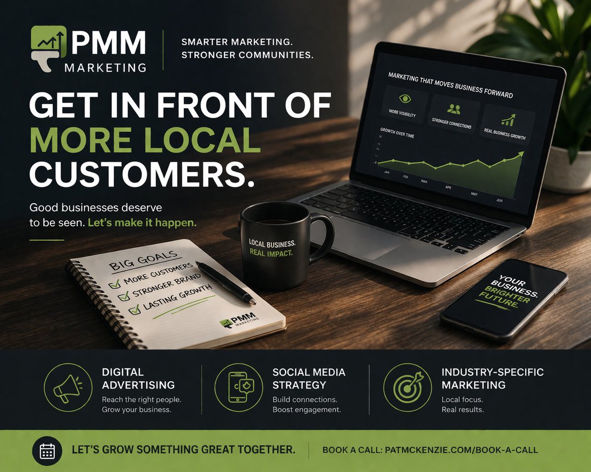 PatWMcKenzieJr's tweet photo. Most businesses don’t have a marketing problem…
they have a visibility problem.

Stay in front. Stay top of mind.
https://t.co/xUVvDn6O5w https://t.co/6fW2VNvbMI