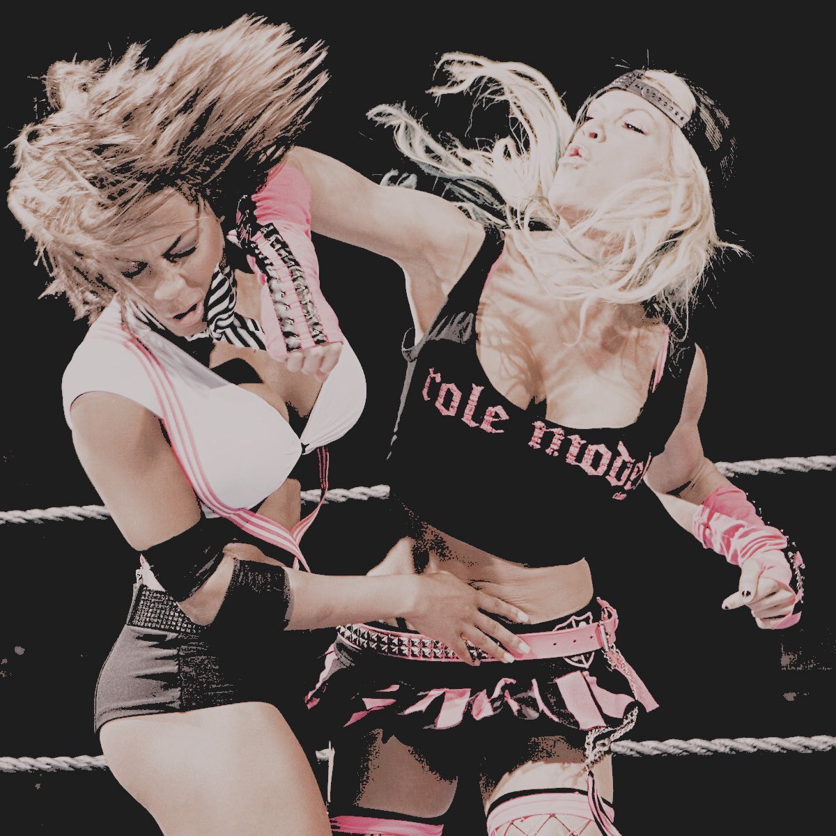 She used to command the crowd with a mic, but now she controls the ring with pure chaos and attitude. The former hype girl turned main event nightmare isn’t here to perform — she’s here to take over.
