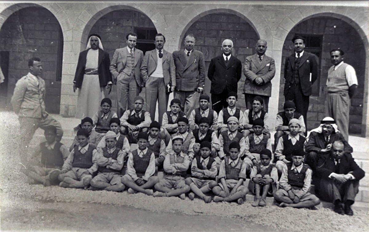 drghadasasa's tweet photo. Here are some pictures of Palestinians who once inhabited the villages where Israeli forests are dying. These are from Dayr 'Amr where all the houses actually remain and an orphanage/school that was created for children of breadwinners who were killed in the 1936 Revolt against the British was converted into the Israeli mental hospital Eytanim in 1952. Some of its lands were afforested by Israel.