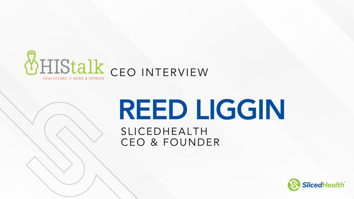 SlicedHealth's tweet photo. Our CEO, Reed Liggin, sat down with HIStalk to talk about underpayments, AI, and why contract intelligence matters more than ever.

Read the full interview here: https://t.co/BLT4AZ6d28 https://t.co/wdT2CR5gXM