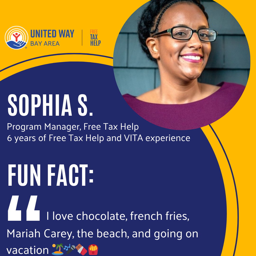 FreeTaxHelpBA's tweet photo. Meet your personal Free Tax Help assistant! She loves chocolate, french fries, Mariah Carey, AND helping you file your taxes. Don't miss our final Self-File info session TODAY from 12-3pm! 

Visit https://t.co/Q8Jy8gq1wn to learn more! 

#FreeTaxHelp #Taxes #TaxHelp #TaxSeason https://t.co/vQLHrdKsWO