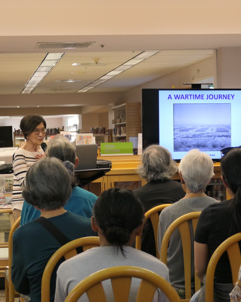 We were joined last night (4/8) by Yoshiko Kanazawa, who shared her WWII childhood experience living at Gila River incarceration camp. Mrs. Kanazawa also joined us virtually in 2022, to mark the 80th anniversary of Executive Order 9066. View that visit at vimeo.com/676362093