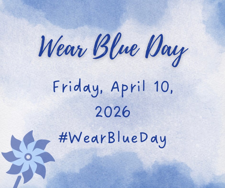 CAP_Center's tweet photo. 💙 Tomorrow is Wear Blue Day! 💙Join us in recognition of Child Abuse Prevention Month by wearing blue to show your commitment to strengthening families and protecting children.
📷Snap a photo, share it with your network, and help us spread the message. #WearBlueDay #CAPMonth https://t.co/ous0DnFZIA